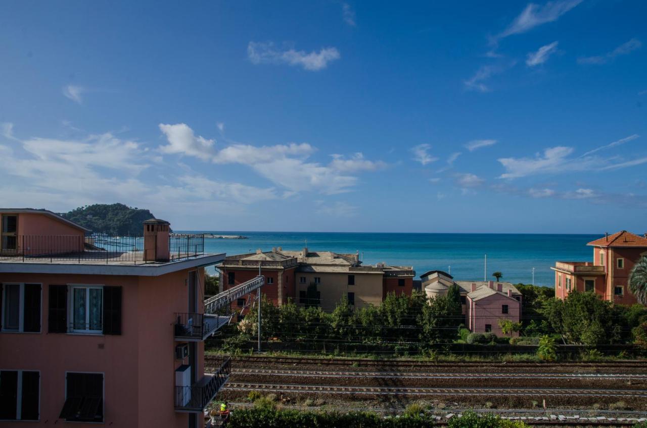Апартаменты 009 - Attico Sant'Anna Vista Mare 150M Dalla Spiaggia Con Terrazza Privata Сестри-Леванте Экстерьер фото